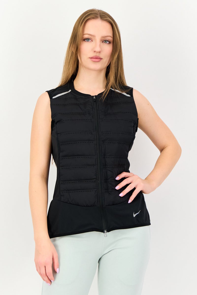 Nike Women Sportswear Fit Sleeveless Running Vest, Black - Image 1