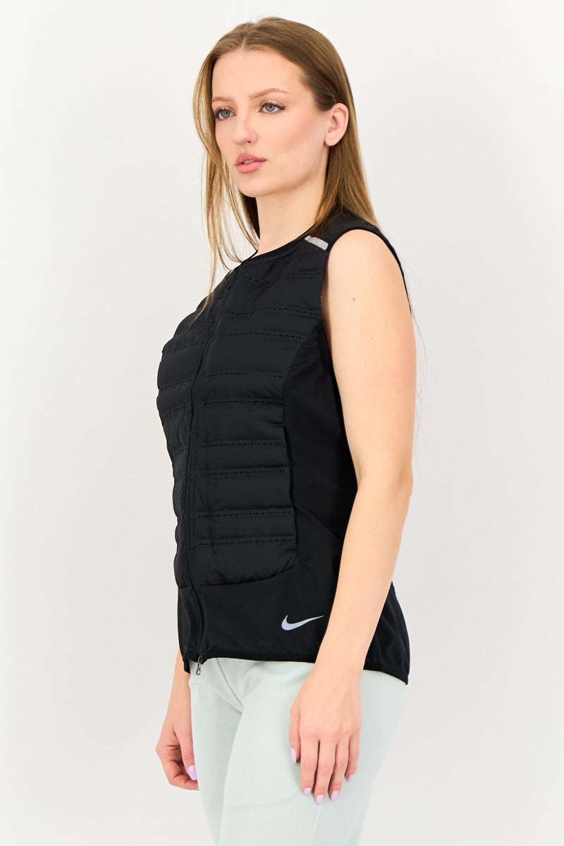 Nike Women Sportswear Fit Sleeveless Running Vest, Black - Image 2