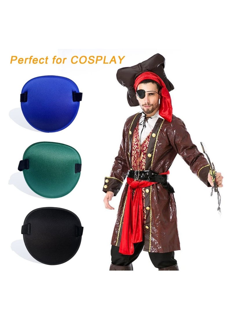 SYOSI - 6PCS Eye Patch Super Soft Eye Patches Adjustable Medical Eye Patch for Adults and Kids Amblyopia Lazy Eye Patches for Left or Right Eyes 6 Colors - Image 1