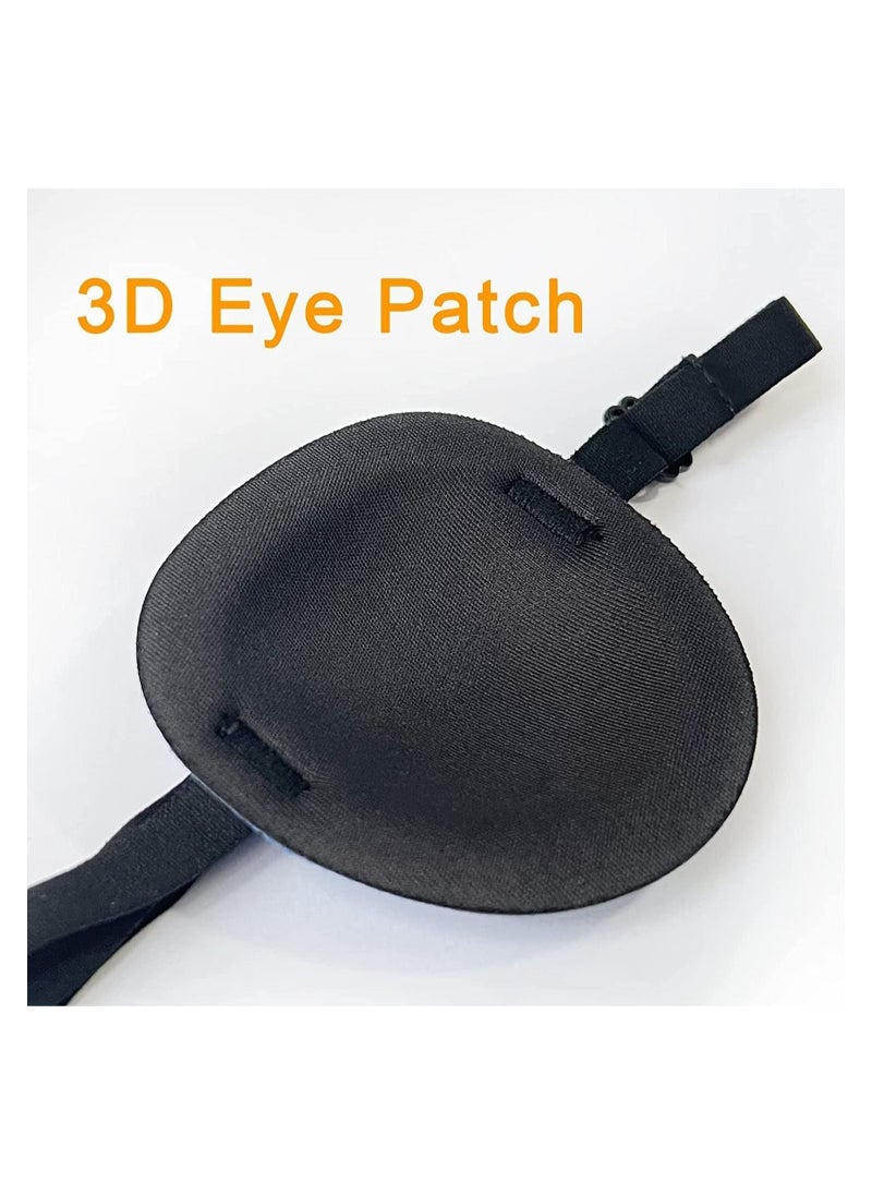 SYOSI - 6PCS Eye Patch Super Soft Eye Patches Adjustable Medical Eye Patch for Adults and Kids Amblyopia Lazy Eye Patches for Left or Right Eyes 6 Colors - Image 1
