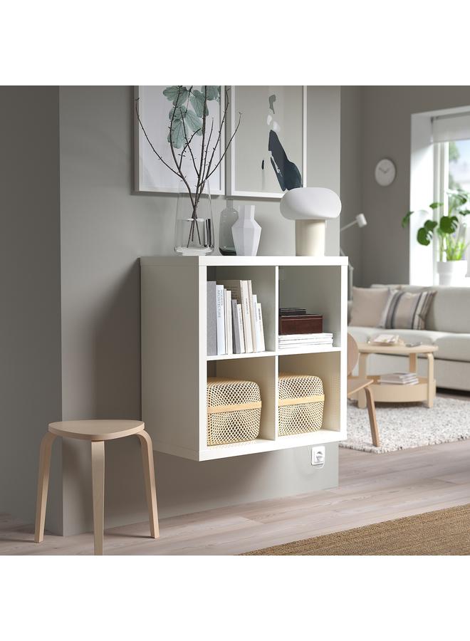 Zaboon Shelving Unit, White, 77X77 Cm - Image 3