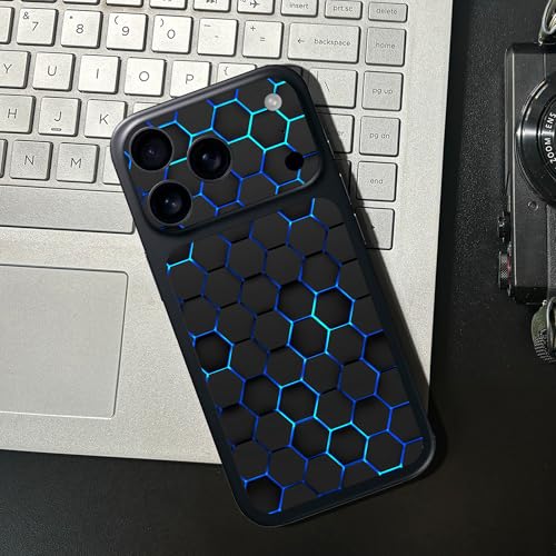 CXWITHY Skin Wrap for iPhone 17 Pro Max, Protective Film Sitcker Cover for Camera, Ultra Thin Vinyl Decal for Phone Back (Honeycomb Design) - Image 5