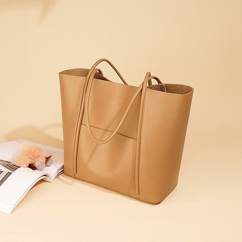 Bag 2022 New Trendy Fashionable Shoulder Tote Bag Large Portable Bag Large Capacity Commuting Leather Women'S Bag Trendy - Image 5