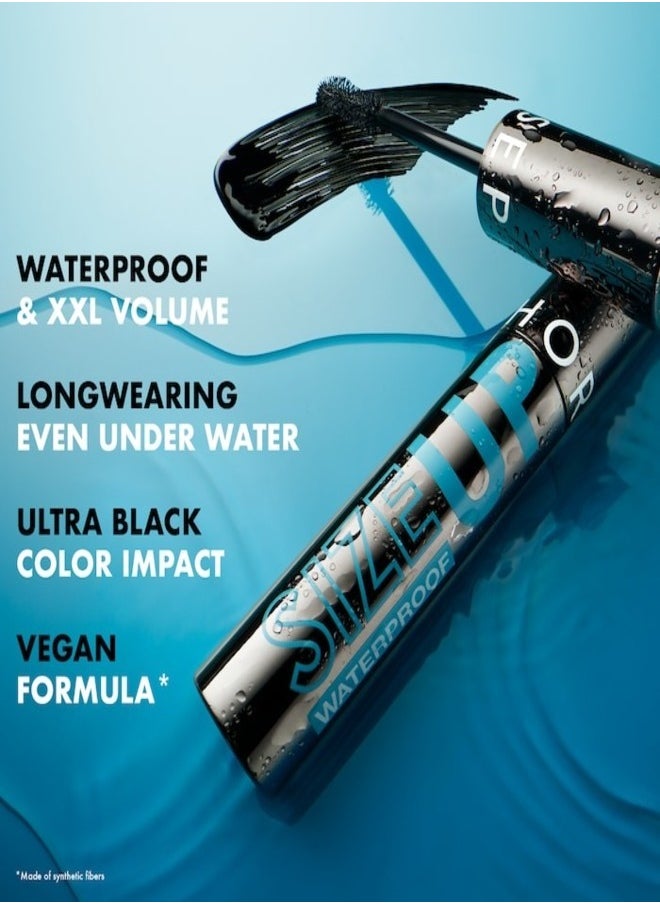 SEPHORA - SEPHORA COLLECTION Size Up Waterproof - Immediate Supersized Volume Mascara 14ml - Image 1