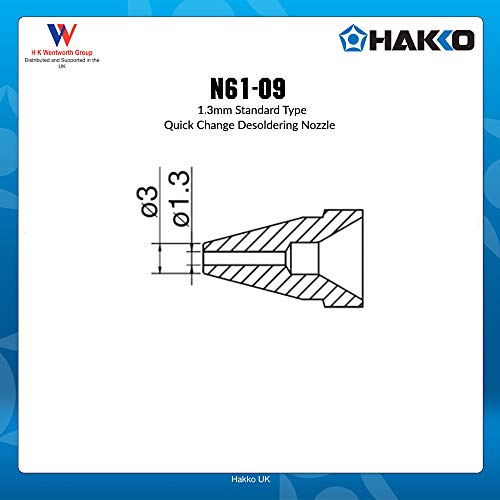 Hakko N61-09 Desoldering Nozzle, 1.3mm - Image 2