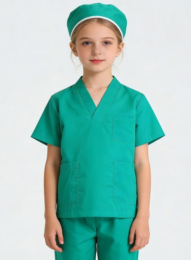 Halamodo Doctor Costume for Kids, Surgery Pretend Play Costume Set, Doctor Role-Play Dress-Up Set, With Rich Medical Play Accessories, Real Doctor Role-Play with Medical Tools, Career Day Cosplay Pretend Play Outfit For Themed Birthday, Party Performance,  Best Creative Gift For Children, For 3-10 Years Old - Image 3