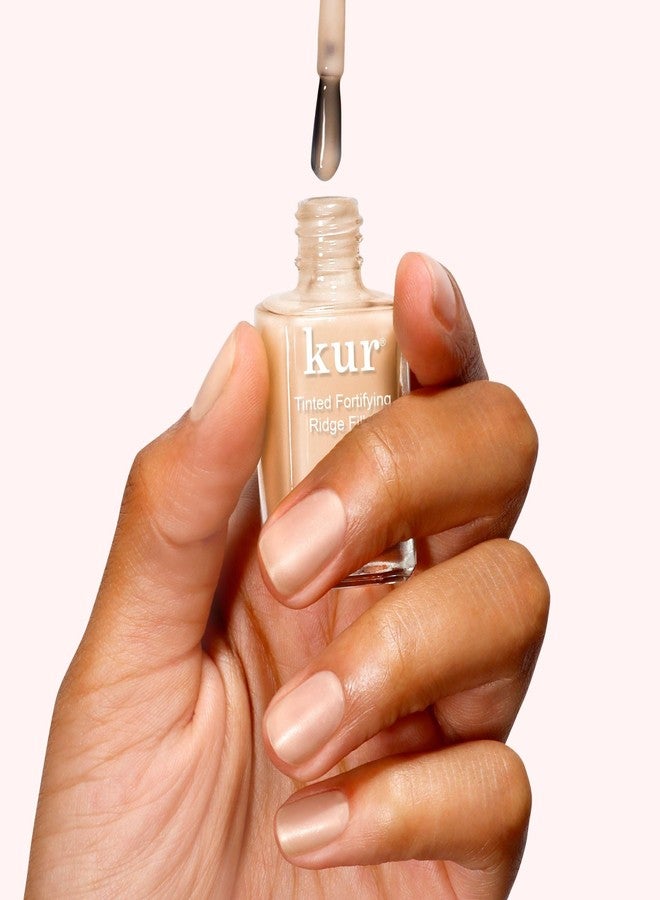 LONDONTOWN Kur Nail Ridge Filler - Smoother - Strengthener - Filler for Damaged Uneven Nails - Fortifying, Self Leveling Base, Vegan, Cruelty Free, Paraben Free, Apricot-Beige, 0.4 fl oz - Image 3