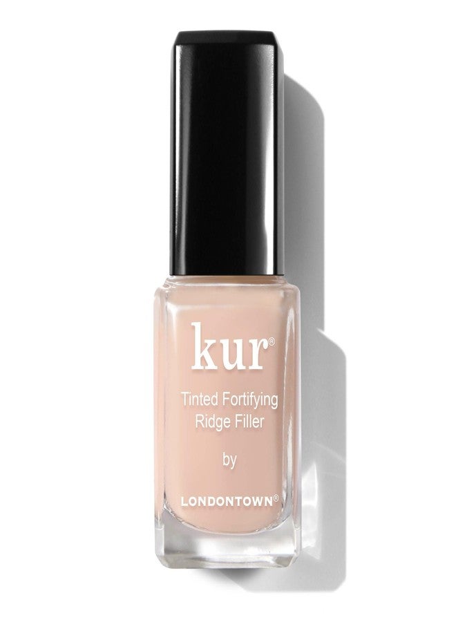 LONDONTOWN Kur Nail Ridge Filler - Smoother - Strengthener - Filler for Damaged Uneven Nails - Fortifying, Self Leveling Base, Vegan, Cruelty Free, Paraben Free, Apricot-Beige, 0.4 fl oz - Image 1