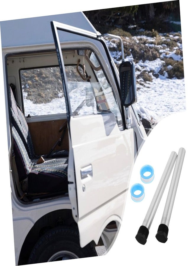 بو بيت بوب مجموعة استبدال سخانات المياه من POPETPOP، قطعتين من قضبان الأنود المغنيسيوم لسخانات المياه في المركبات الترفيهية مع ملحقات خزان المياه الساخنة لمنع الترسبات للمخيمات والاستخدام المنزلي - Image 5