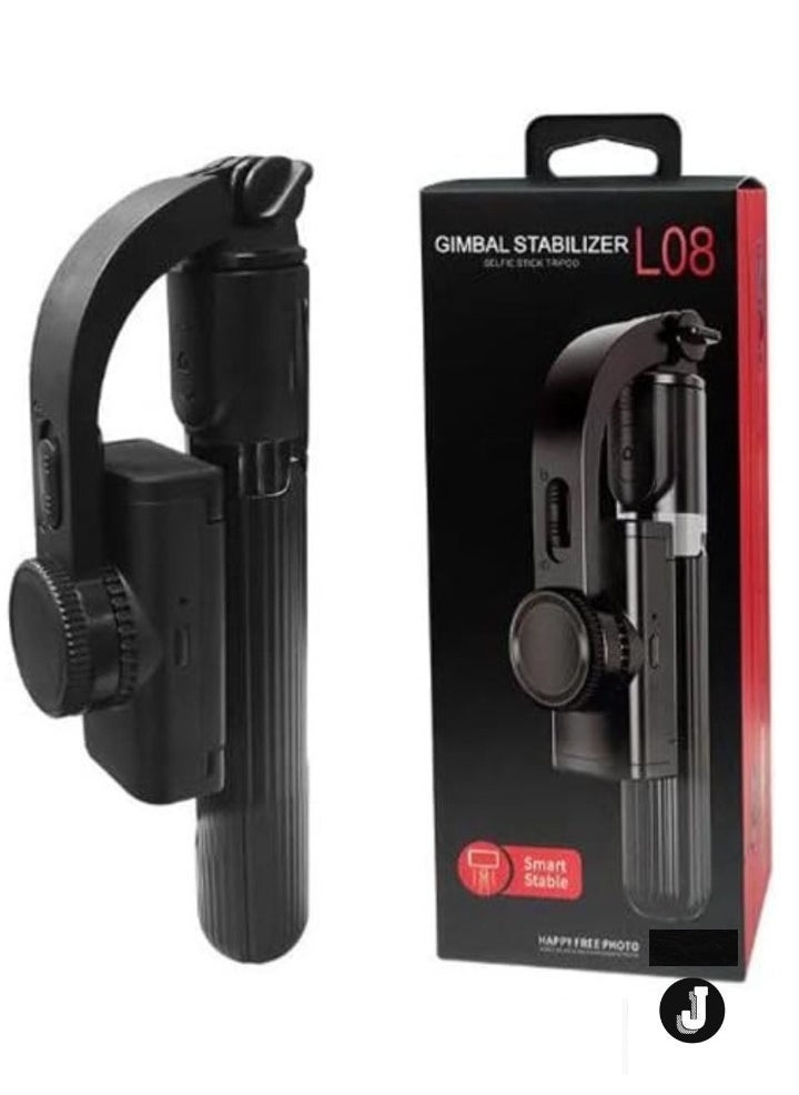 JAJEEK Gimbal Stabilizer for Smartphone – Hand Grip with Bluetooth Remote Control for Perfect Selfies & Steady Shots, Smooth and Shake-Free Footage for Videos and Photography - Image 1