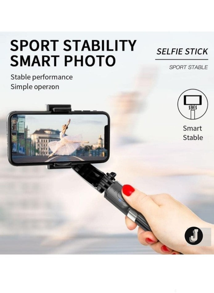 JAJEEK Gimbal Stabilizer for Smartphone – Hand Grip with Bluetooth Remote Control for Perfect Selfies & Steady Shots, Smooth and Shake-Free Footage for Videos and Photography - Image 2