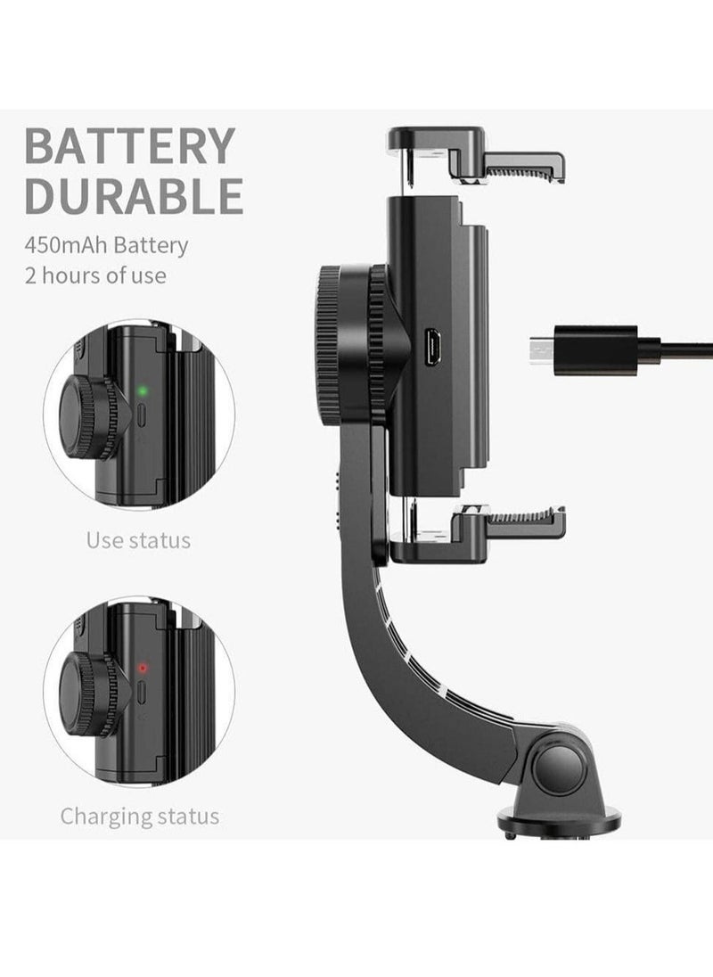 JAJEEK Gimbal Stabilizer for Smartphone – Hand Grip with Bluetooth Remote Control for Perfect Selfies & Steady Shots, Smooth and Shake-Free Footage for Videos and Photography - Image 4