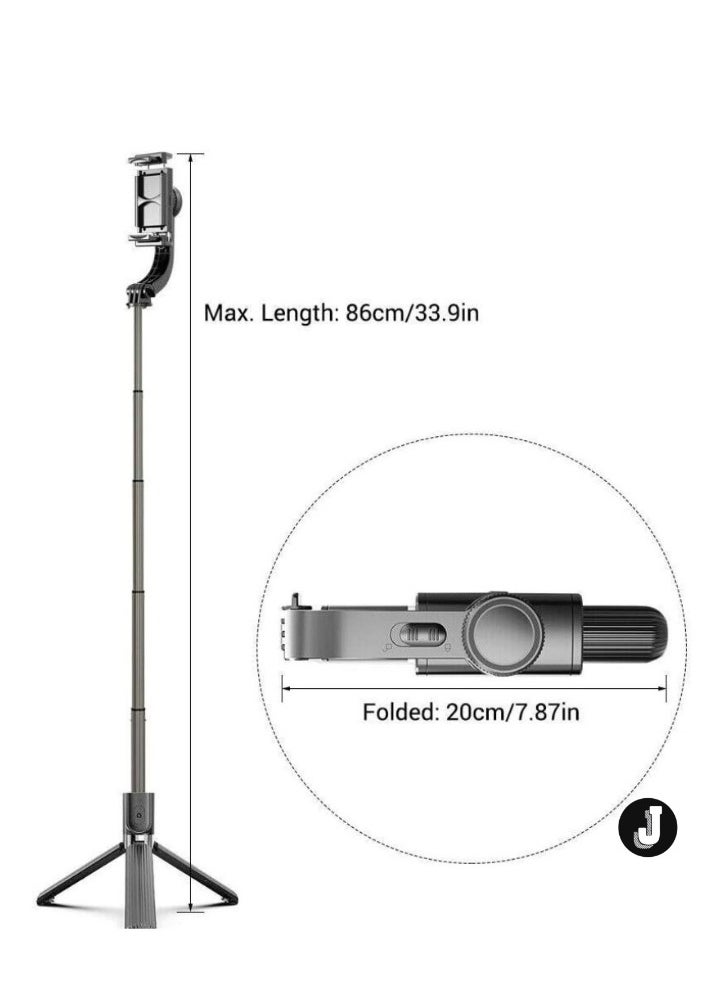 JAJEEK Gimbal Stabilizer for Smartphone – Hand Grip with Bluetooth Remote Control for Perfect Selfies & Steady Shots, Smooth and Shake-Free Footage for Videos and Photography - Image 3