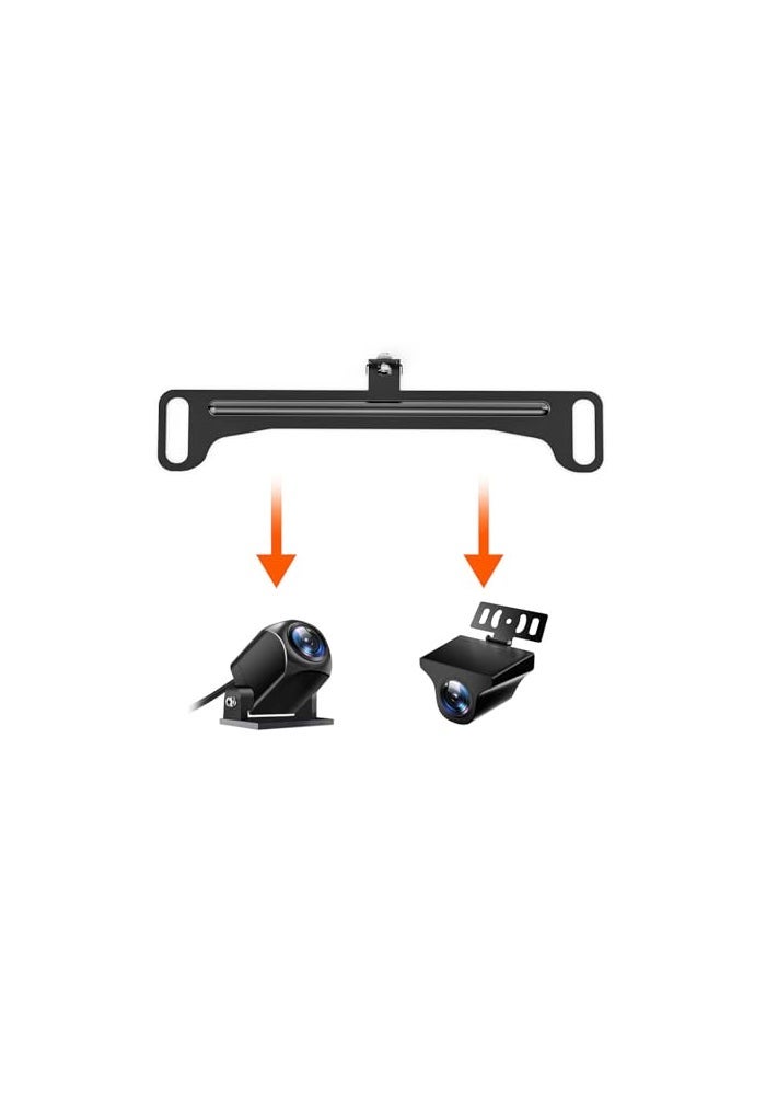 WOLFBOX Reverse Rear Camera License Plate Bracket Installation Holder for Backup View Camera Suitable for WOLFBOX Rear Camera of G840HG890G850G840SG930G900G900PROG850PROG900 Tripro - Image 3