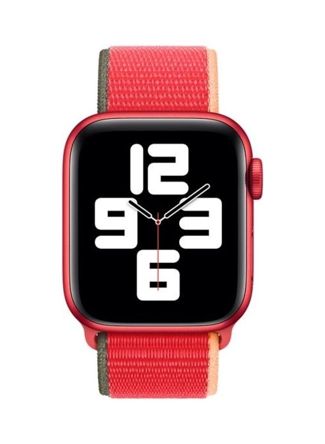 BGM Loop Type Replacement Strap Watchband For Apple Watch Series 6/SE/5/4/3/2/1 38-40mm Red - Image 3