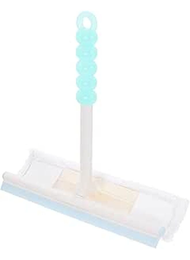 Blue Double Sided Window Squeegee with Handle for Car Home Glass Mirror Bathroom - Image 1