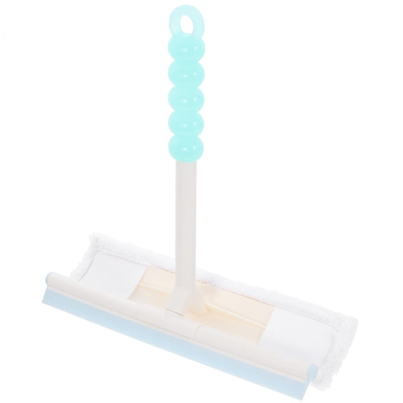 Blue Double Sided Window Squeegee with Handle for Car Home Glass Mirror Bathroom - Image 2