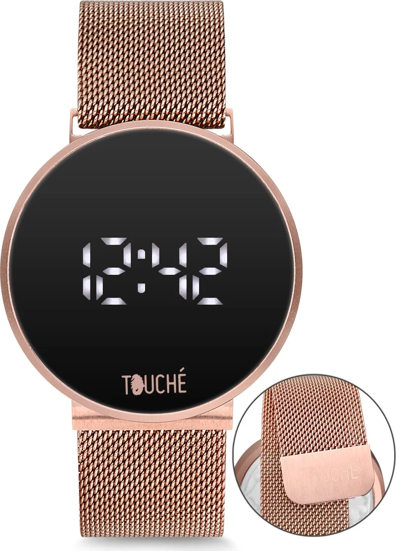 توتشي T1907-RBR Women's Men's Watch with Touch Magnet Strap