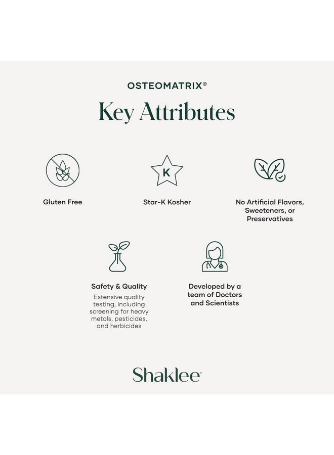 Shaklee OsteoMatrix® - Build & Maintain Strong Bones - 100% DV Calcium & Magnesium - Vitamins D & K - Zinc, Manganese - Clinically Tested for Absorption - 360 Caplets - Image 5