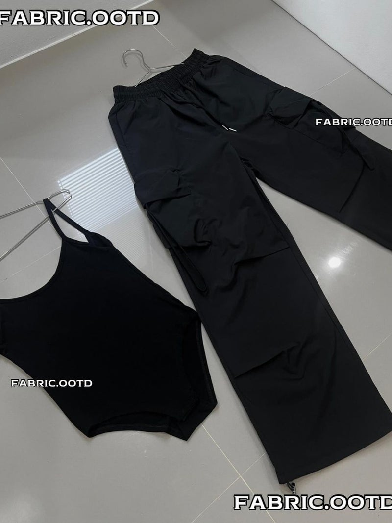 Autumn New Spice Girls Style Workwear Casual Pants Women'S 2024 Loose Straight Long Pants - Image 5