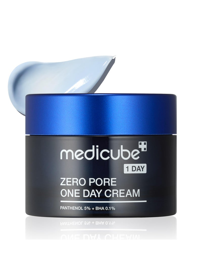 Medicube Medicube Zero Pore One-Day Cream 1.7 fl.oz - Visibly Smaller Pores, Controls Excess Oil - Pore Refining Cream with Panthenol, Salicylic Acid, and Niacinamide - Korean Skincare 