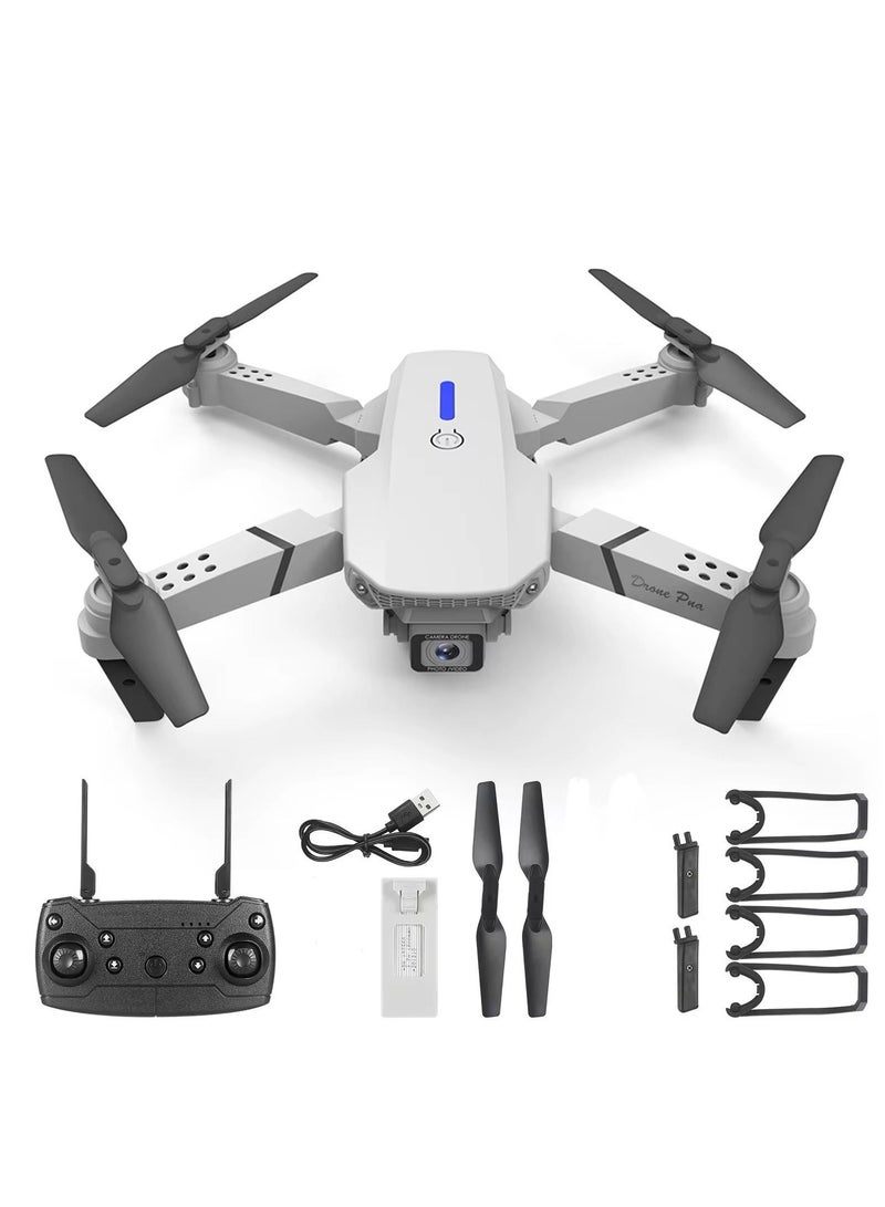 E88 Foldable Drone with 8K HD Dual Camera, Obstacle Avoidance, Altitude Hold, and Compact Design(multicolour) - Image 1