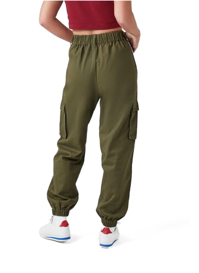 FOREVER 21 - Wallet Chain Cargo Joggers - Image 1
