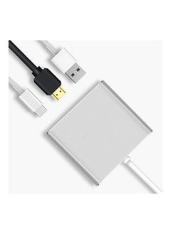 نيبمينينت كابل محول USB Type-C HDMI بدقة 4K فائقة الوضوح بمنفذ C لأجهزة ماك بوك وسامسونج جالاكسي S8 وهواوي ميت 10 برو ونينتندو سويتش وUSB-C وHDMI  - Image 3