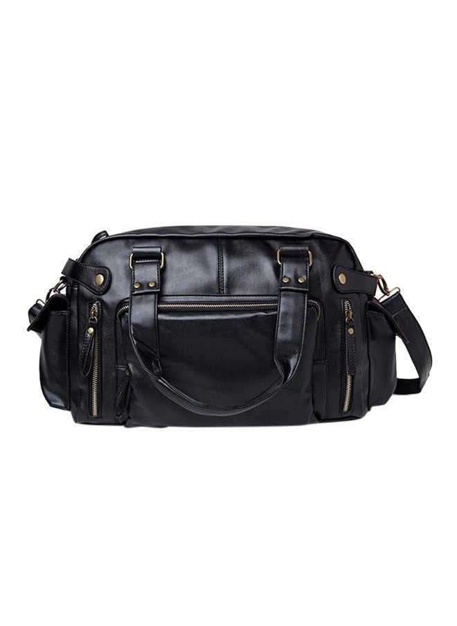 NIBEMINENT - Large Capacity Travel Duffel Bag Black - Image 1
