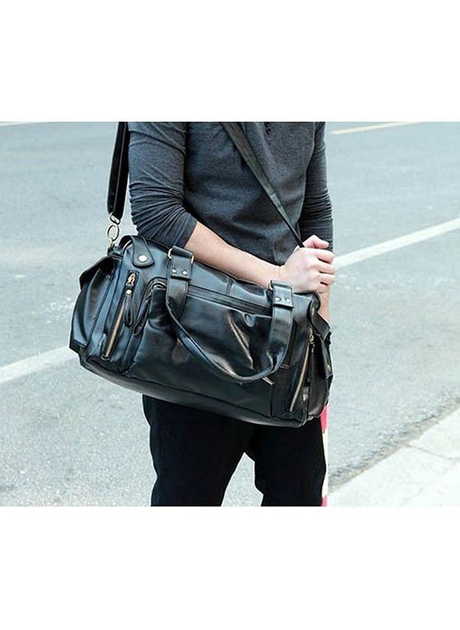 NIBEMINENT - Large Capacity Travel Duffel Bag Black - Image 1