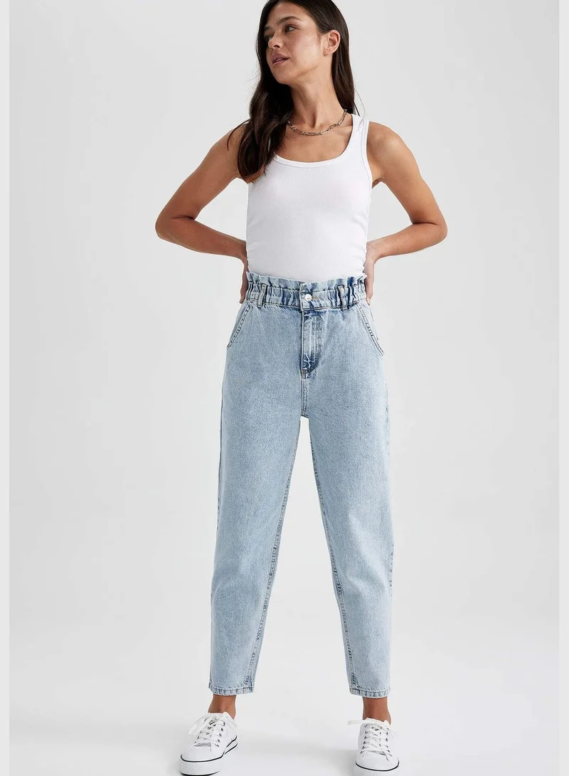 DeFacto Woman Paperbag Denim Trousers