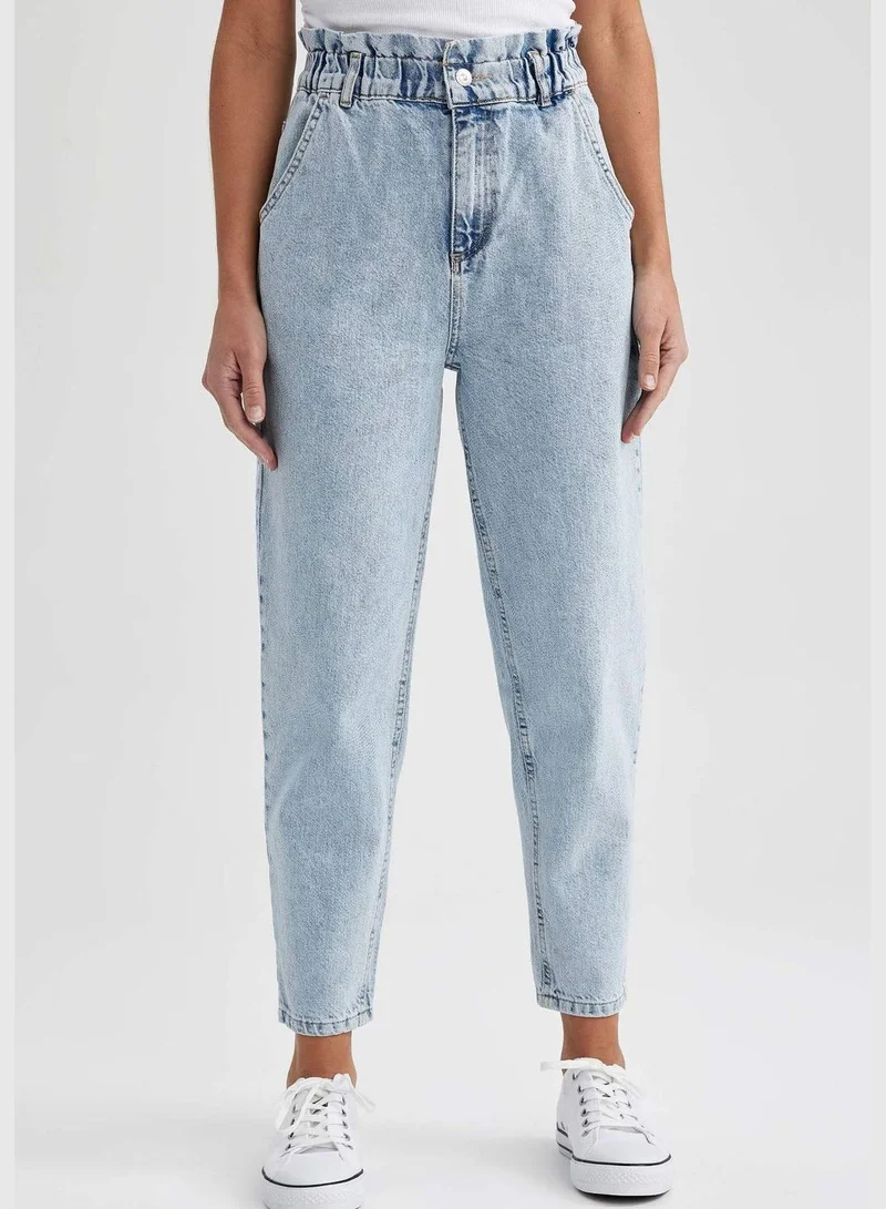 DeFacto Woman Paperbag Denim Trousers