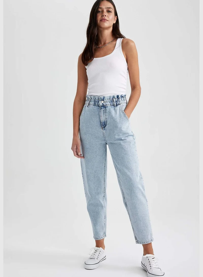 DeFacto Woman Paperbag Denim Trousers