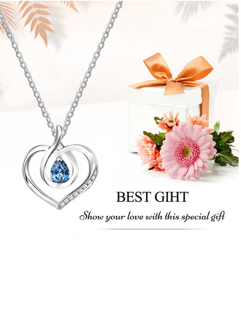 Adando Adando Eternal Rose with Gift Box Cute Eternal Red Rose Set with I Love You Necklace Handmade Preserved Rose Jewelry Box for Mom/Wife/Girlfriend A Romantic Gift for Her  - Image 2