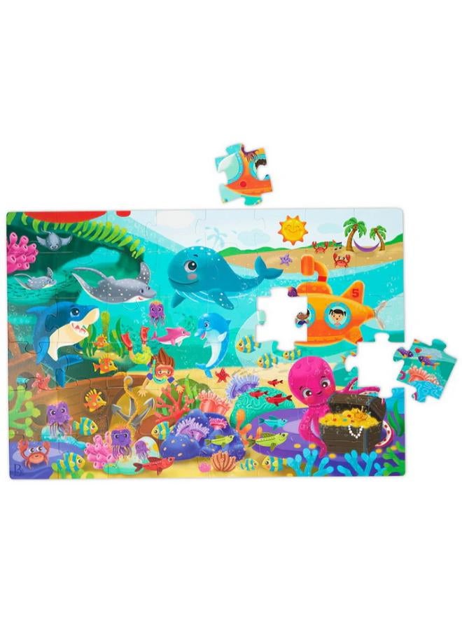 B. Toys B.Toys - 48 Piece Giant Floor Puzzle - Under the Sea  - Image 1