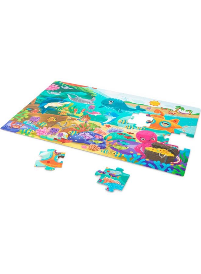 B. Toys B.Toys - 48 Piece Giant Floor Puzzle - Under the Sea  - Image 3