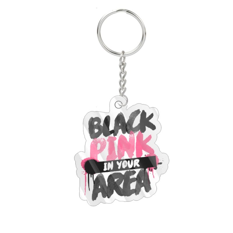 Careflection Acrylic Kpop Blackpink Cute Blackpink In Your Area Keychain Gift For Blink, Key Chains Key Ring - Image 5