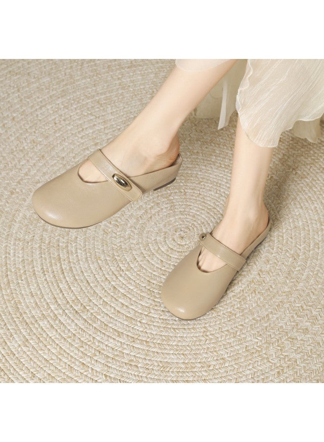Josiny Women's Platform Slip-on Mules With Hidden Height Increase, 2025 Autumn New Versatile Soft-sole Loafer Yq - Image 4