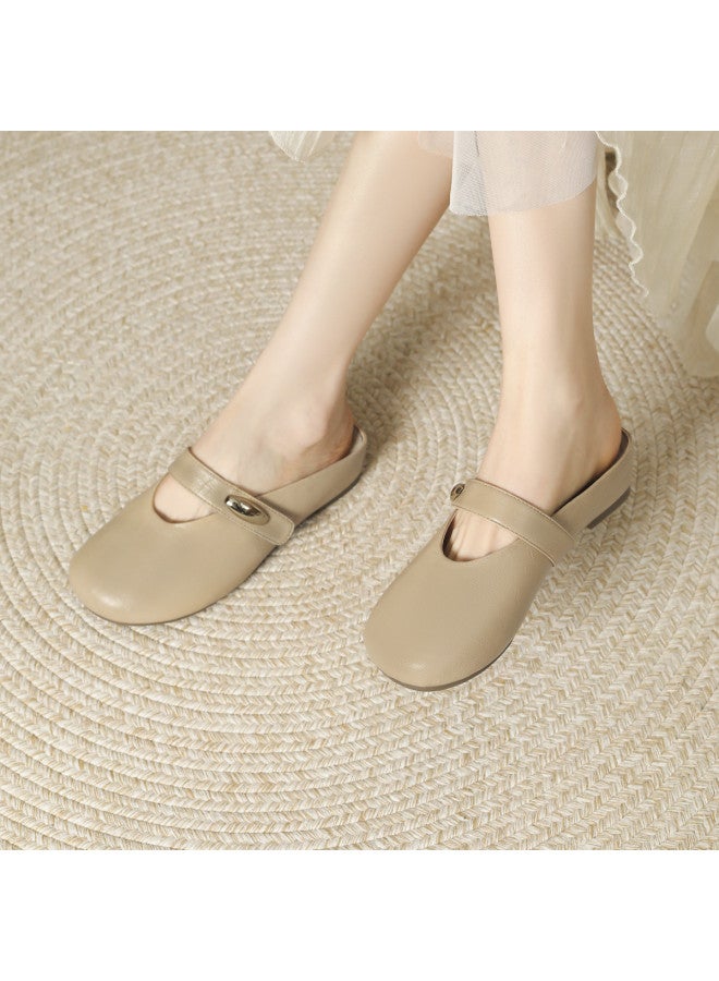 Josiny Women's Platform Slip-on Mules With Hidden Height Increase, 2025 Autumn New Versatile Soft-sole Loafer Yq - Image 5