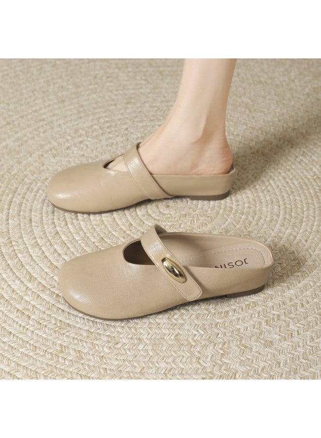 Josiny Women's Platform Slip-on Mules With Hidden Height Increase, 2025 Autumn New Versatile Soft-sole Loafer Yq - Image 3