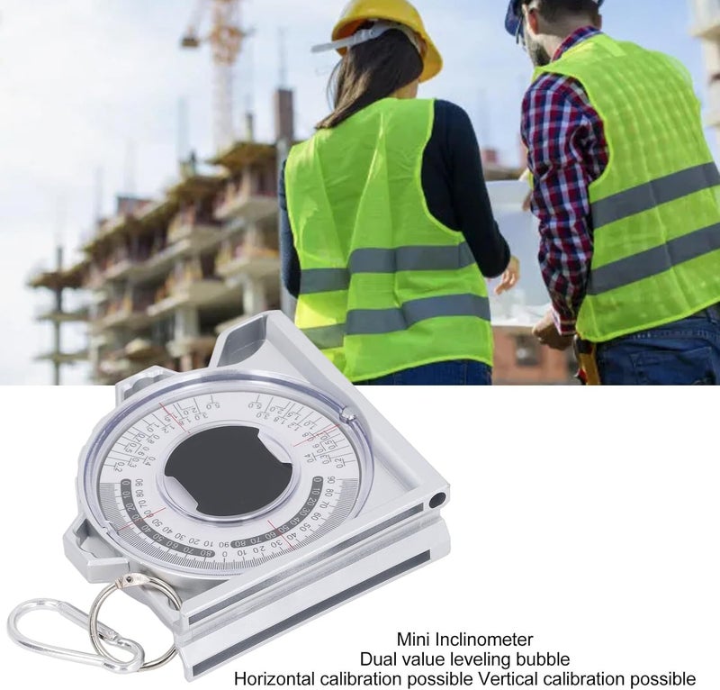 Tyenaza Mini Inclinometer, Angle Measurement Gauge High Accuracy Portable Versatile Lightweight Inclinometer for Civil Engineering - Image 5