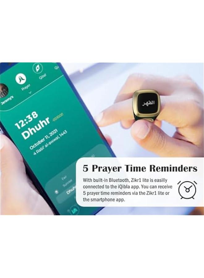 Arabest Black 20mm Smart Zikr Ring Counter for Muslim Islamic Prayer - Image 3