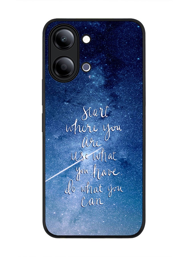 Stylizedd For vivo Y05 4G / Y6t 5G Case,Slim fit Camera Protection, Shockproof Thin Phone cover  - Start, Use, Do - Image 1