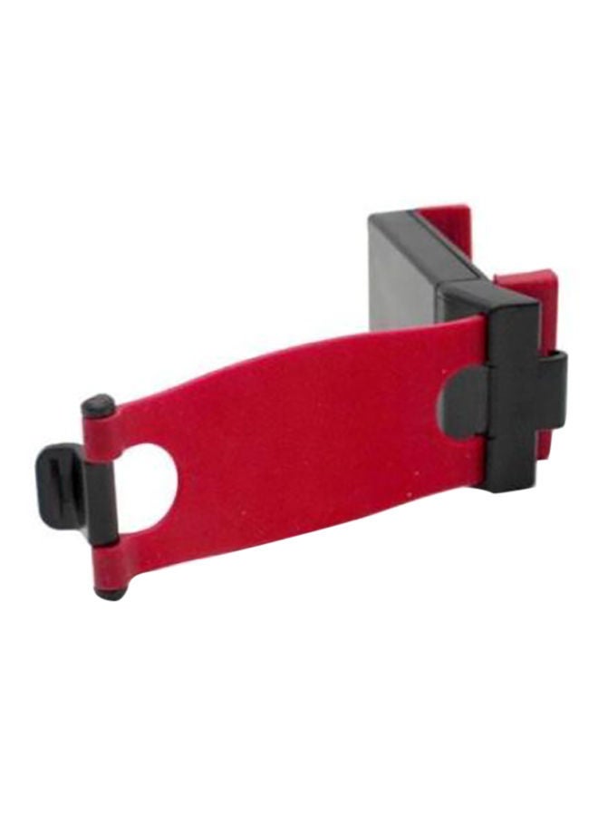 NIBEMINENT Auto Car Steering Wheel Mount Holder Rubber Band For Iphone Smartphone Red  - Image 1