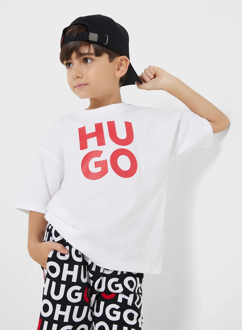هوجو Kids Logo T-Shirt