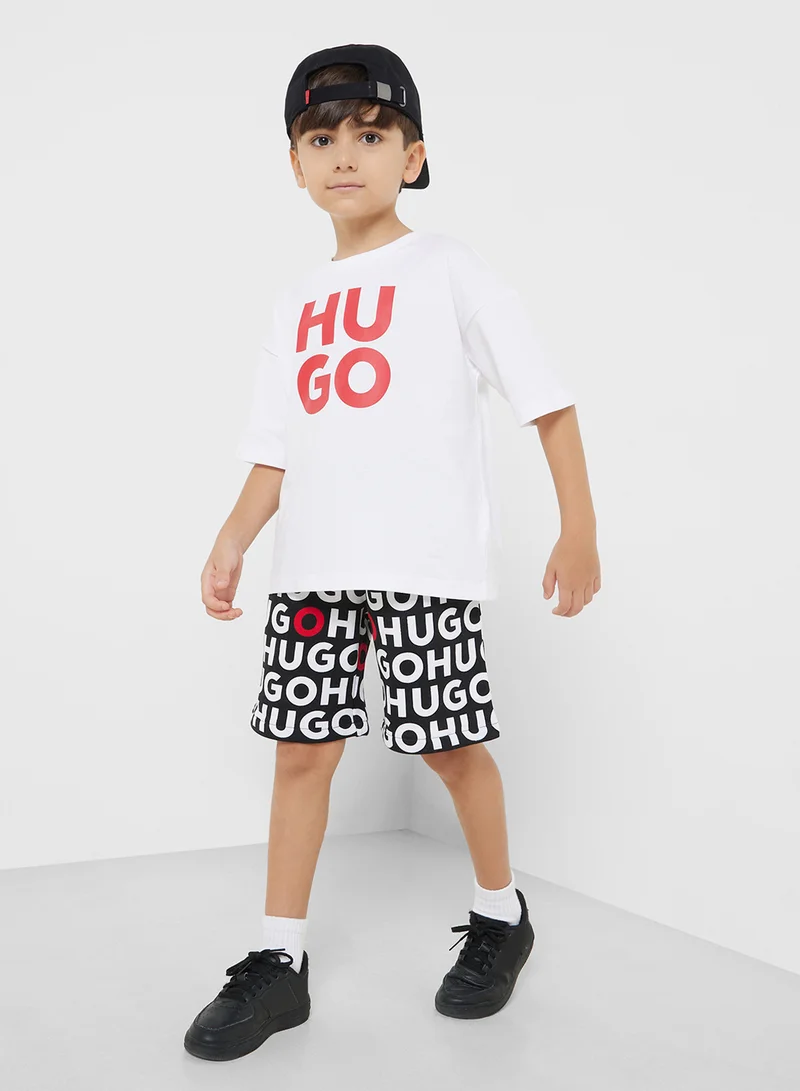 هوجو Kids Logo T-Shirt