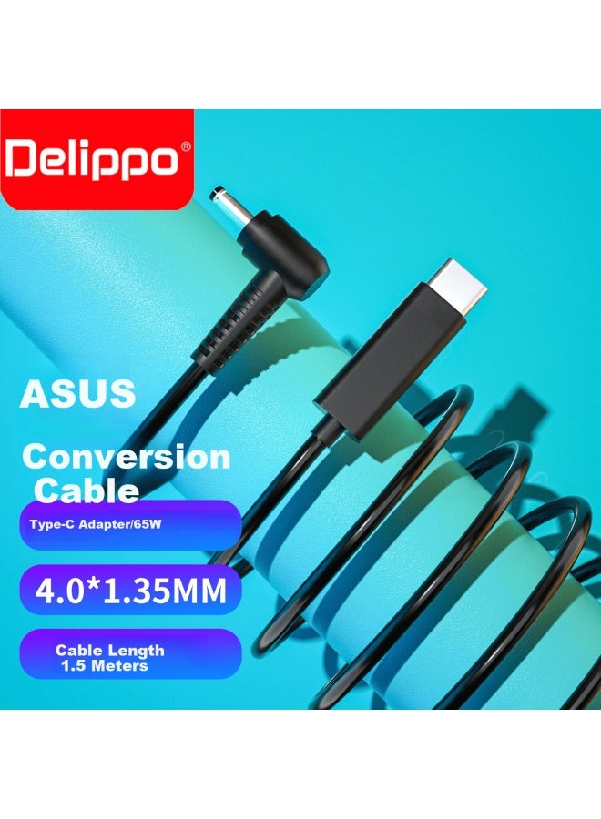 Delippo Asus Laptop Pd Power Adapter 65w, Computer Charger 19v3.42a, Small Port Universal Compatible With Lingyao U3100u U4100 Fl8000u S530u S510u - Image 1