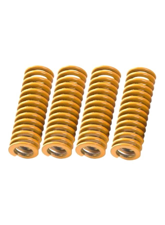 Creality 3D 4-Piece Printer Heated Bed Die Compression Springs  Set Yellow - Image 1