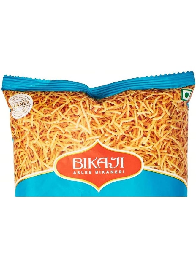 Bikaji Bikaji Aloo Bhujia 200g Pouch | Tana-Tan | Crispy & Crunchy Traditional Namkeen | Mildly Spiced & Flavorful | Made with All Natural Ingredients | Product of India  - Image 4