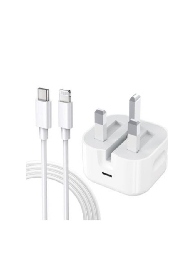 أكاليكس شاحن سريع بقوة 45 واط لهواتف سامسونج جالاكسي وغيرها من الهواتف الذكية، كابل USB-C (أبيض) - Image 2